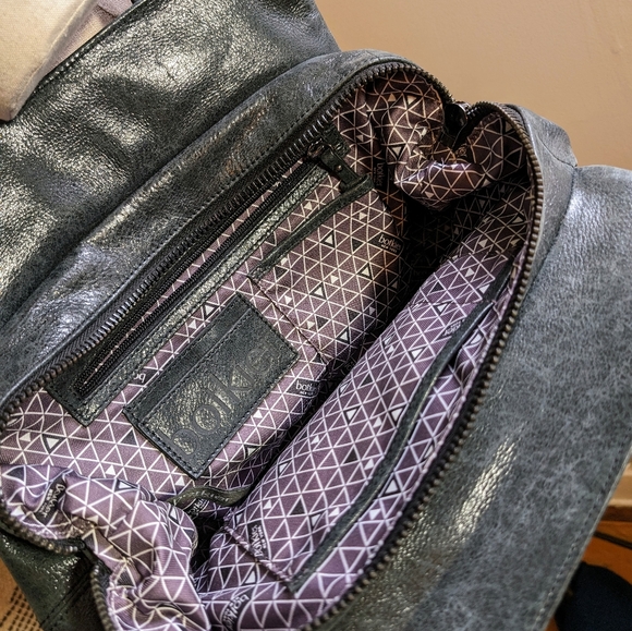 Botkier Trigger satchel - unique blue leather & gunmetal - Like new! - Picture 6 of 7